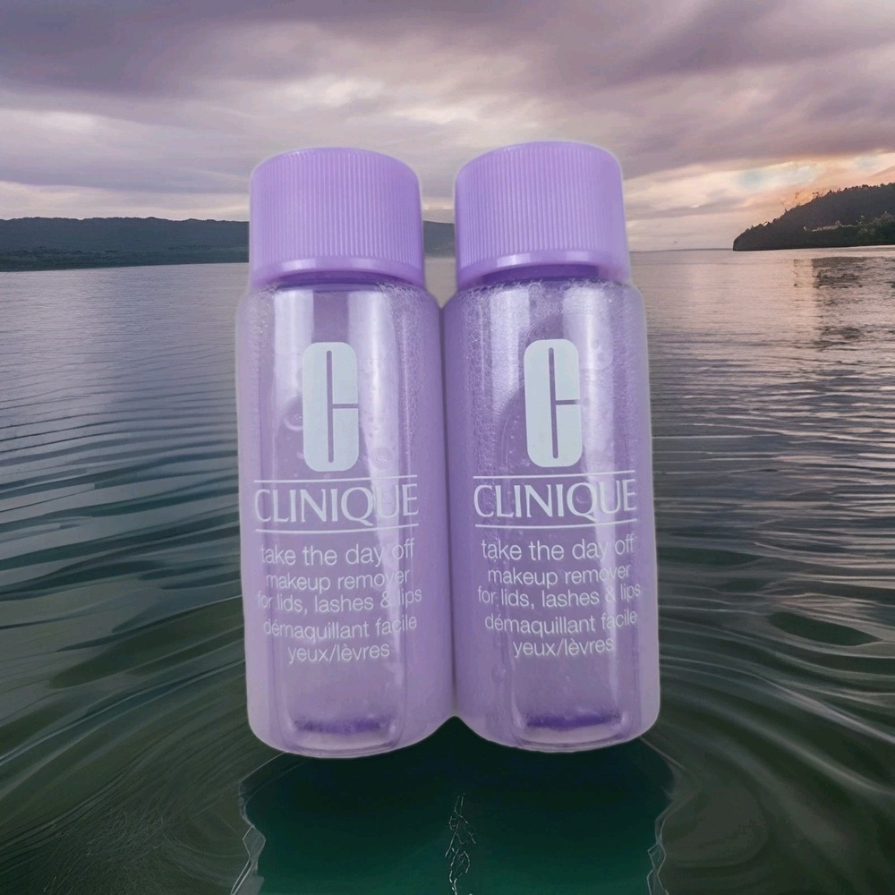 Clinique Take The Day Off‎ Eye Makeup Remover for Lids Lashes & Lips 1 oz Travel